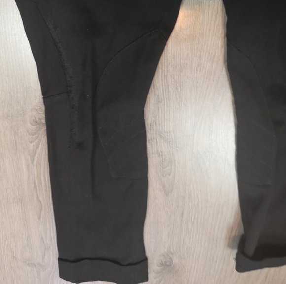 90s Vintage Jockey Black Jodhpur Dropped Crotch High Waist Riding Pants - Picture 7 of 7